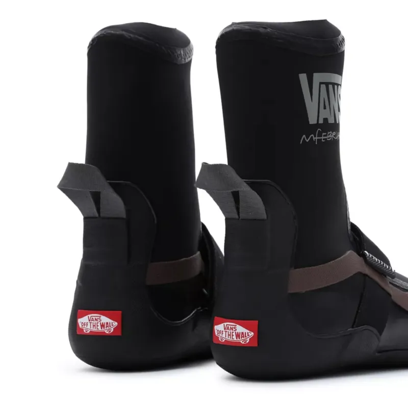 Mikey February 3mm Surf Boot 2 Hi in Black/Multi-coloured-4